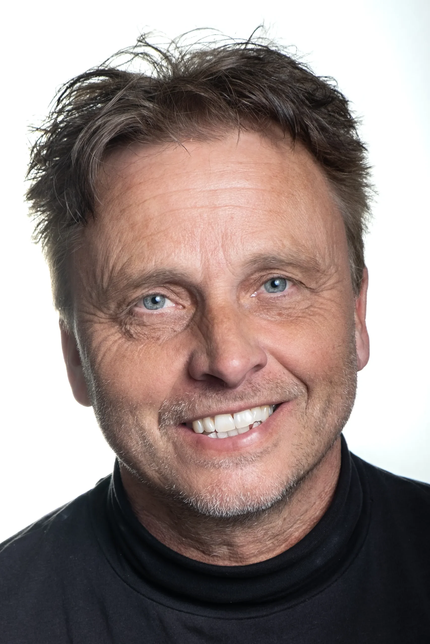 Porträtt på person.